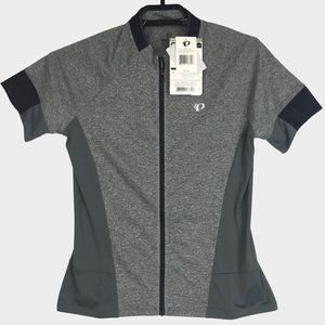 Pearl Izumi Ride Select Escape Gray Short Sleeve Cycling Jersey Womens Large NEW
